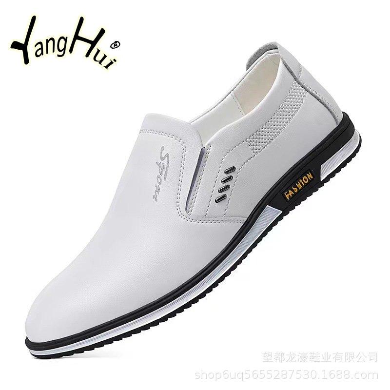 Fashion Men's Leather Casual Shoes Outdoor Breathable Business Oxfords 2024 New Fashion Summer Spring Zapatos Mujer Unisex