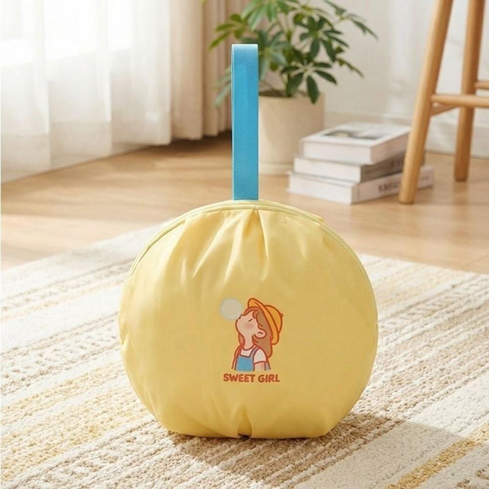 Cartoon Printed Bra Organizer Bag Multi Layer Lingerie Storage Bag  Storage Accessories жёлтый
