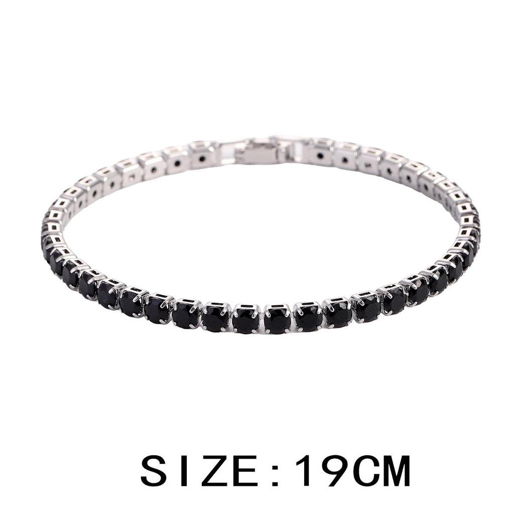Men's and Women's Bracelets Hip-hop 4.0 Micro-inlaid Zircon Bracelets Best Selling Bracelets Tennis Bracelets.