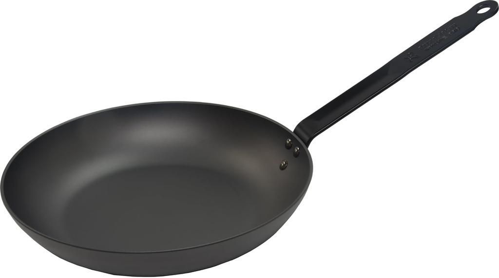 River Light Goku PRO Iron Frying Pan 26cm Iron Nitride Nitriding IH Compatible Rust Resistant Made in Japan KPR1226