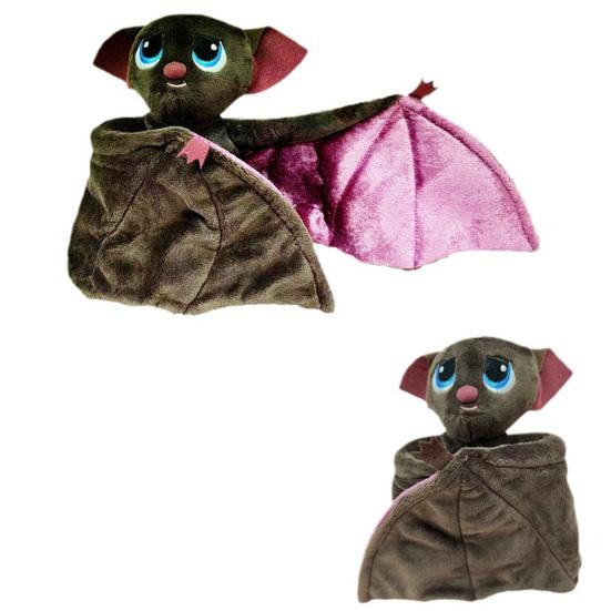 Soft Bat Animal Plush Toy, Realistic Bat Design Doll with Fluffy Wings, Breathable Fabric Plush Animal Toy for Kids And Adults