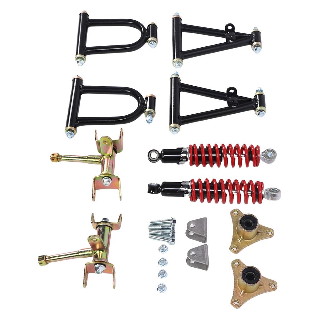 Front Suspension Arm Kit High Strength Enhanced Stability Comfort Upper and Lower Swingarm and