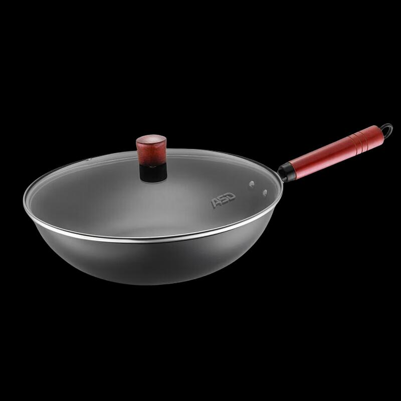 Aishida 32CM Refined Iron Stir-Fry Wok 32CM