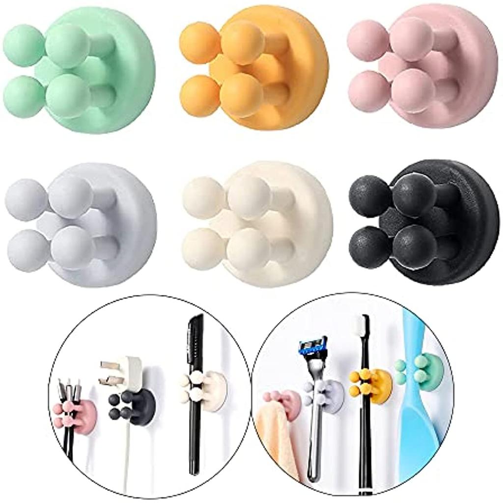 Kjøp Toothbrush Holder Wall Mount Self Adhesive Hooks for Shower