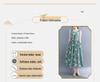 2025 Mori Girl Pastoral Cotton Linen Floral Sleeveless Plus Size Dress