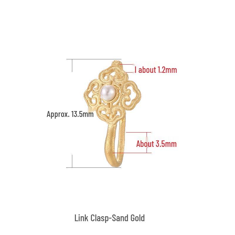 

Ожерелье-браслет из стерлингового серебра 925 с позолотой, застежка-бабочка и цветок, сделай сам, веревочное плетение, бусины, подвеска