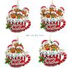 Christmas Decorative Hanging Ornament Acrylic Gingerbreads Man Tree Decoration For Personalised Christmas Pendant