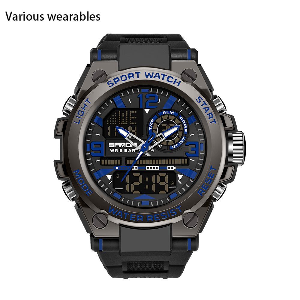 New Harajuku Style Skull Waterproof Men's Electronic Multi-Function Electronic Watch Outdoor Sports Men's Watch