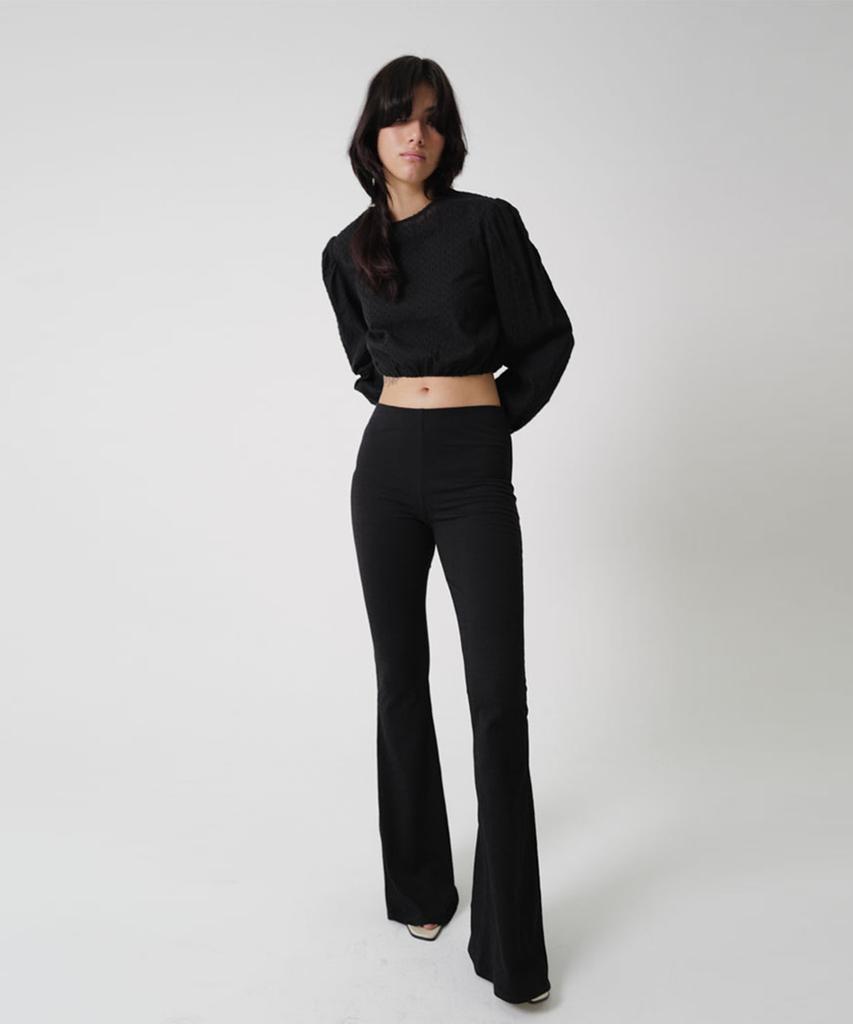 SUSUMU Just Jersey Pants - Black