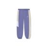Série Fashion Calças Esportivas Tricotadas Longas com Bloco de Cor Lateral Masculino Partes de Baixo Cinza Azul-Tinta AYKS033-4