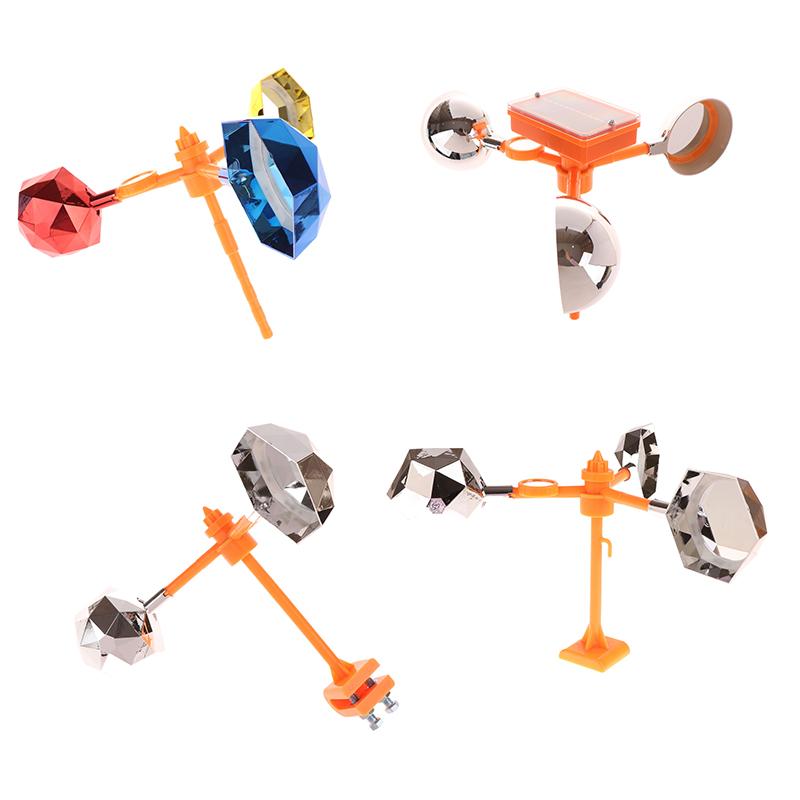 1 Set Waterproof Solar Energy Bird Repelling Device Reflector Farm Orchard Bird Scaring Device 360° Rotating Solar Bird Repeller