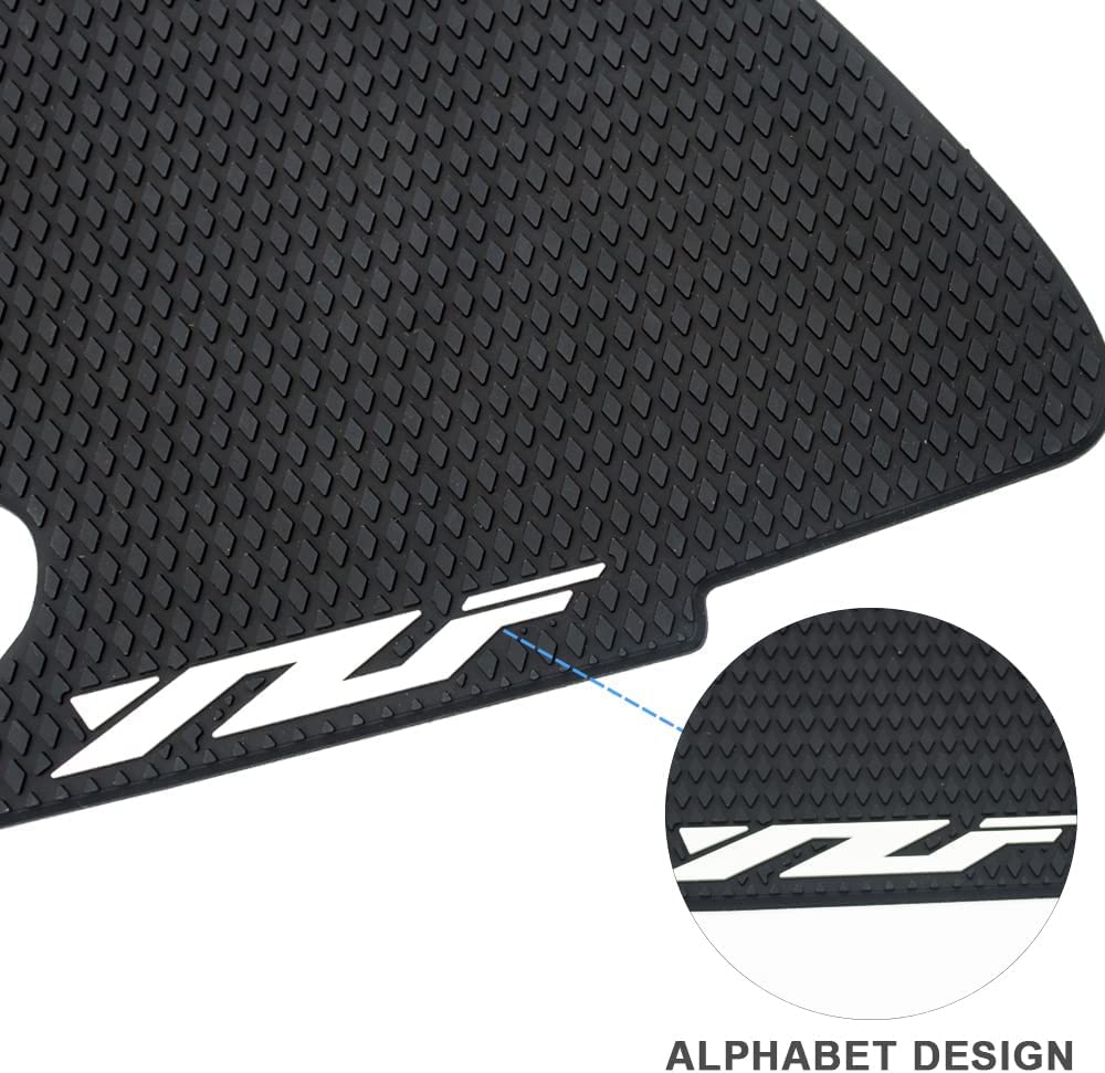 For YZF R3 2019-2022 2020 Motorcycle Accessories Side Fuel Tank Pad Protector Decal Gas Knee Pad Traction Pad Fuel Tank Pad
