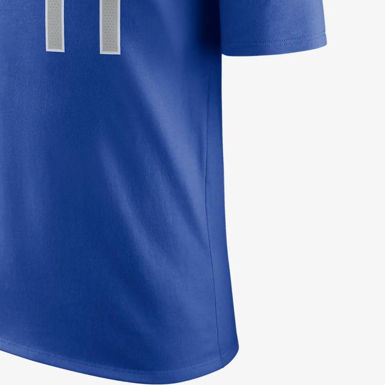 Nike Dallas Mavericks Luka Dončić No. 77 Breathable Casual Round Neck Short Sleeve T-Shirt Men Tops Blue CV8515-482