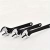 6 8 10 12 Inch Adjustable Wrench Set Corrosion Resistant Black Oxide Finish for Automotive Plumbing Household Repairs