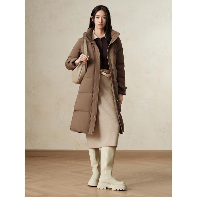 

Jiu Zi Anna Kou Women s Hooded Long Duck Down Jacket L