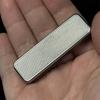 2-in-1 Gameplay Edelstahl EDC Fidget Spielzeug Minimalistisch Silber Fidget Slider ADHD Konzentrationshilfe Lustiges Spielzeug zur Müdigkeitslinderung