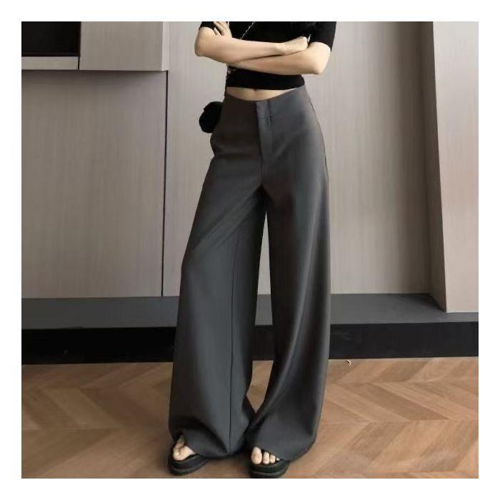 Fashion Suit Pants Versatile Casual Spring and Summer Trousers Retro Loose Pants