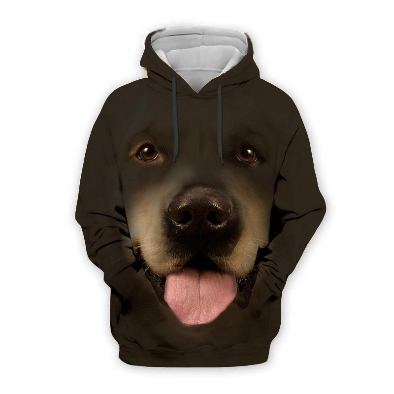 Men's Animal Dog Animal Patterned Graphic Prints Hoodie Hoodies Sweatshirt Cute Streetwear Designer