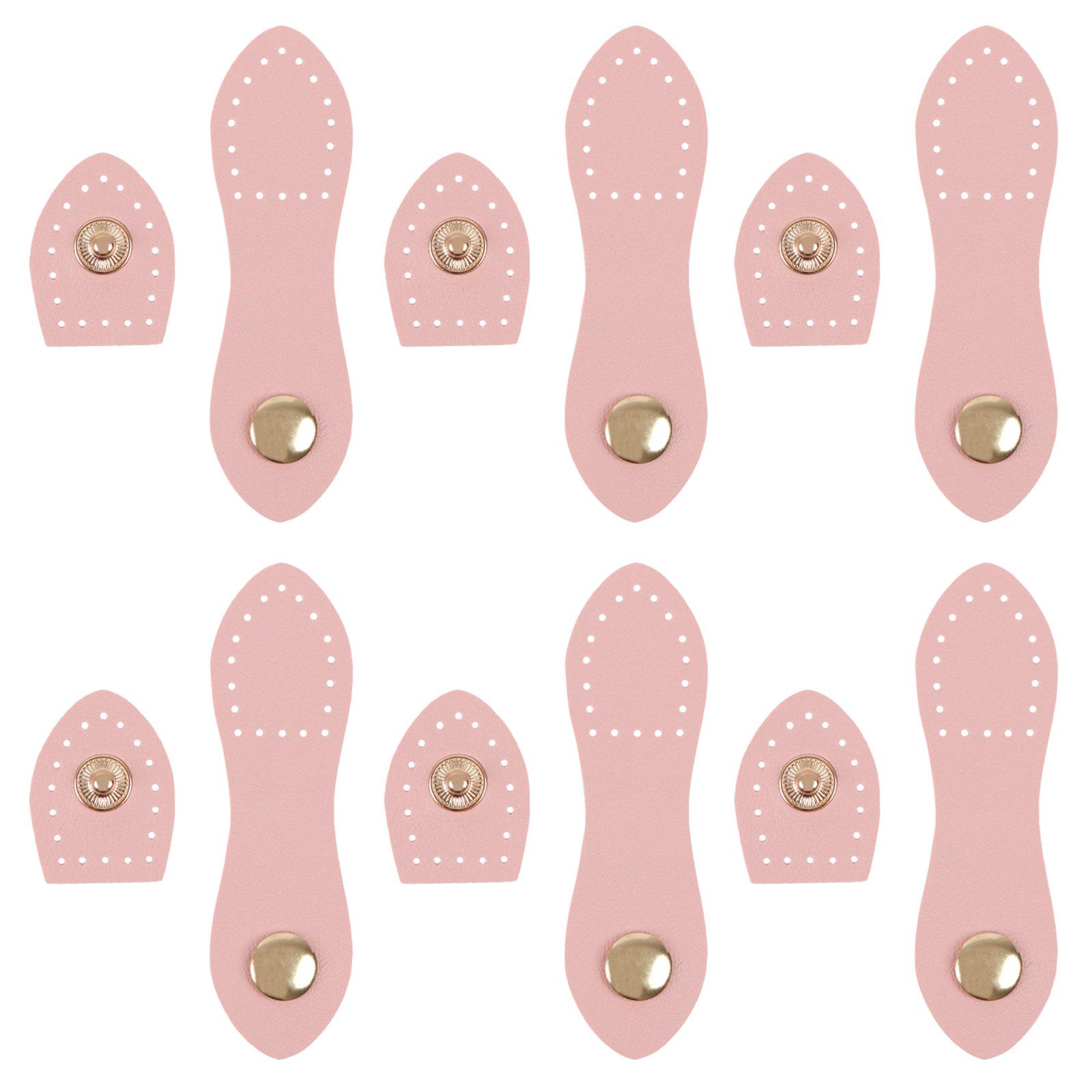 

6 шт. кожаных застежек-кнопок, практичные кнопки для застежки-кнопки, пришивные застежки для кожаных сумочек с отверстиями для шитья