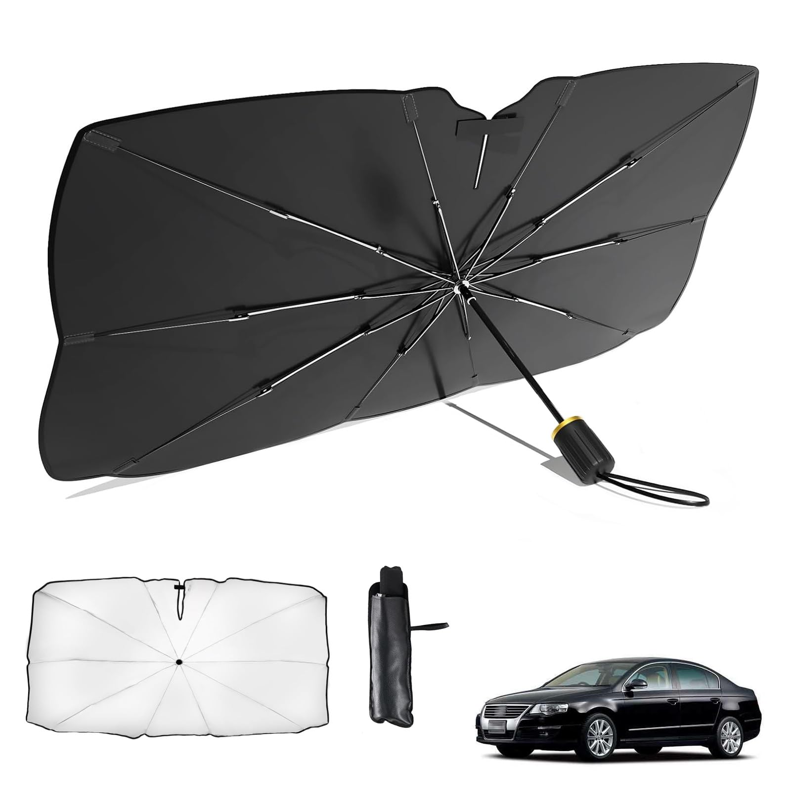 

Volkswagen Passat B8 Sedan July 2015 - Present Car Umbrella Type Folding Sun Shade Passat sedan
