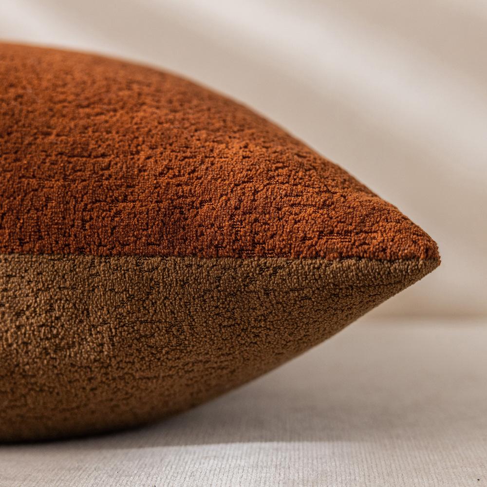 Boho Style Contrast Pillow Living Room Sofa Soft Cloud Velvet Cushion Pillow Model Room Decoration