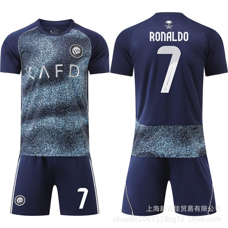 2526 Riyadh Victory Auswärtstrikot Nr.. 7 C Ronaldo 10 Manet Erwachsenen Kinder Herren Damen Fußball-Trikotset