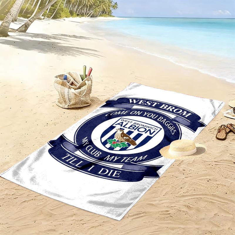 West Bromwich Albion Print Beach Towel Large Soft Quick Dry Towel For Beach Camping Swimming