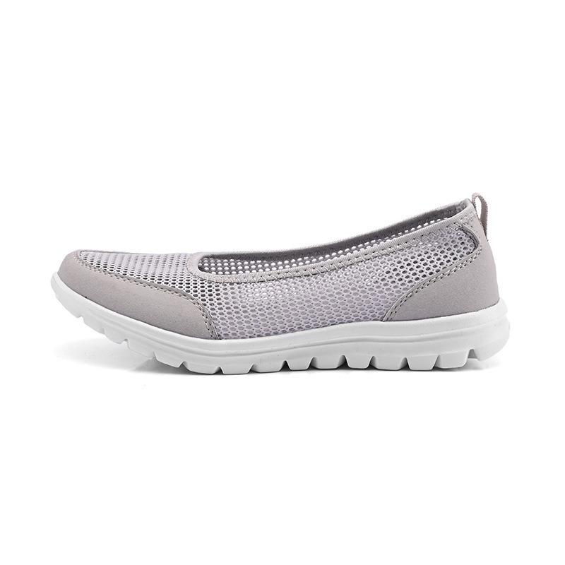 Fashion New Mesh Breathable Sneakers Women Breathable Light Slip On Flat Casual Shoes Ladies Loafers Socks Shoes Women Zapatillas Mujer