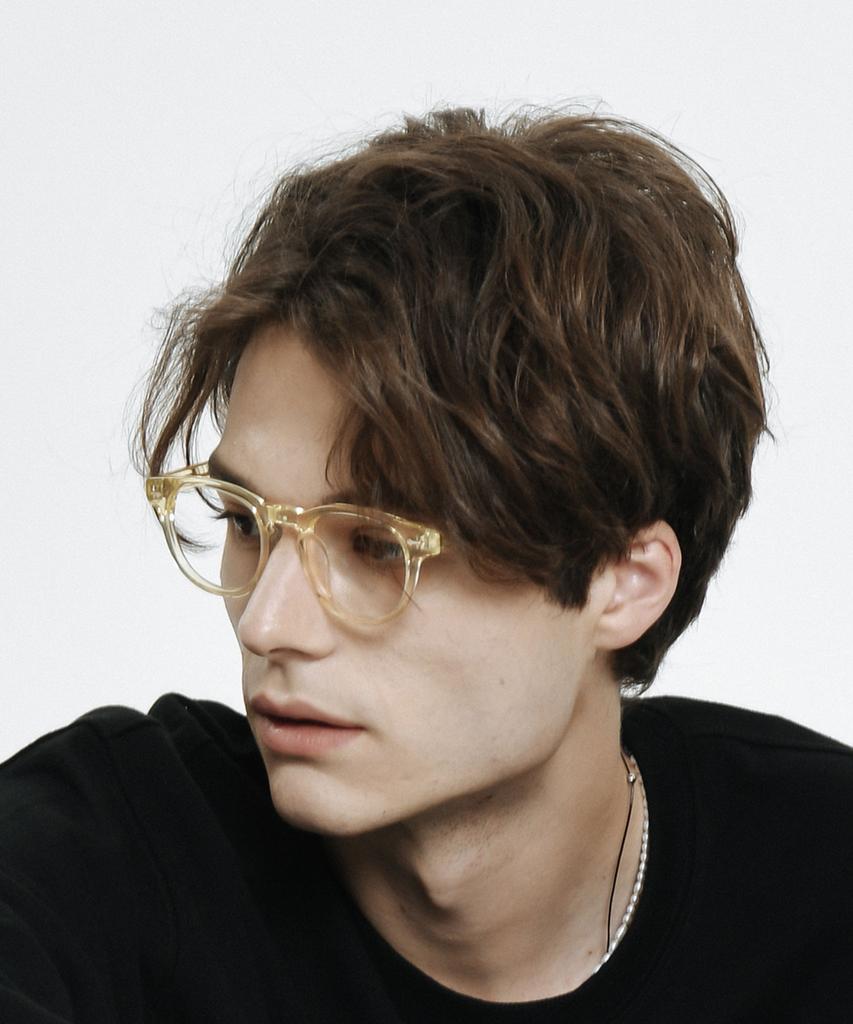 Peisyeon Tom(G-C6) Tom Arnel-Style Horn-Rimmed Glasses Frames