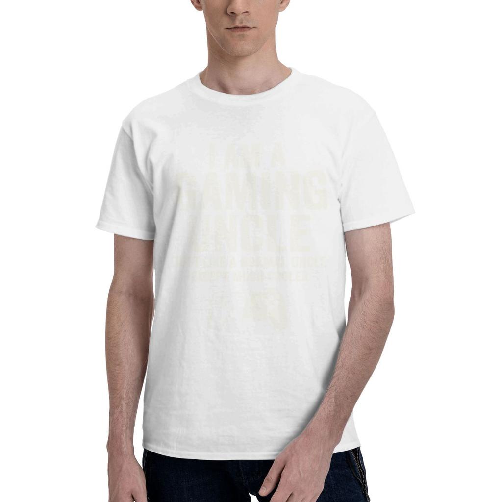 Gaming Uncle Funny 100 Cotton Casual Breathable Confortable Vintage New Gifts And TShirts Men Clothes