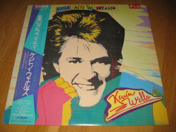 Виниловая пластинка KEVIN WELLS  Little Acts Of Treason VIL6150PROMO VICTOR 1985 Япония Obi Рок Б/у