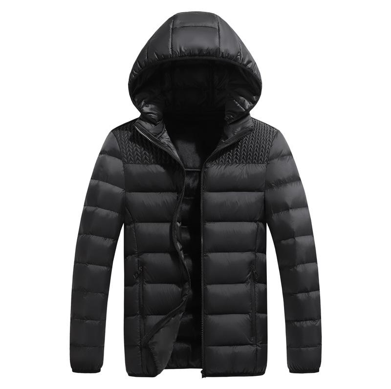 

2025 Spring and Autumn High-end Men s Thickened Cotton Clothing Rib Clothing Fashion Casual Warm Top L чорний