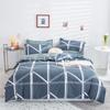 Washed Cotton Bedding Four-piece Set, Quilt Cover, Bed Sheet, Dormitory Three-piece Set