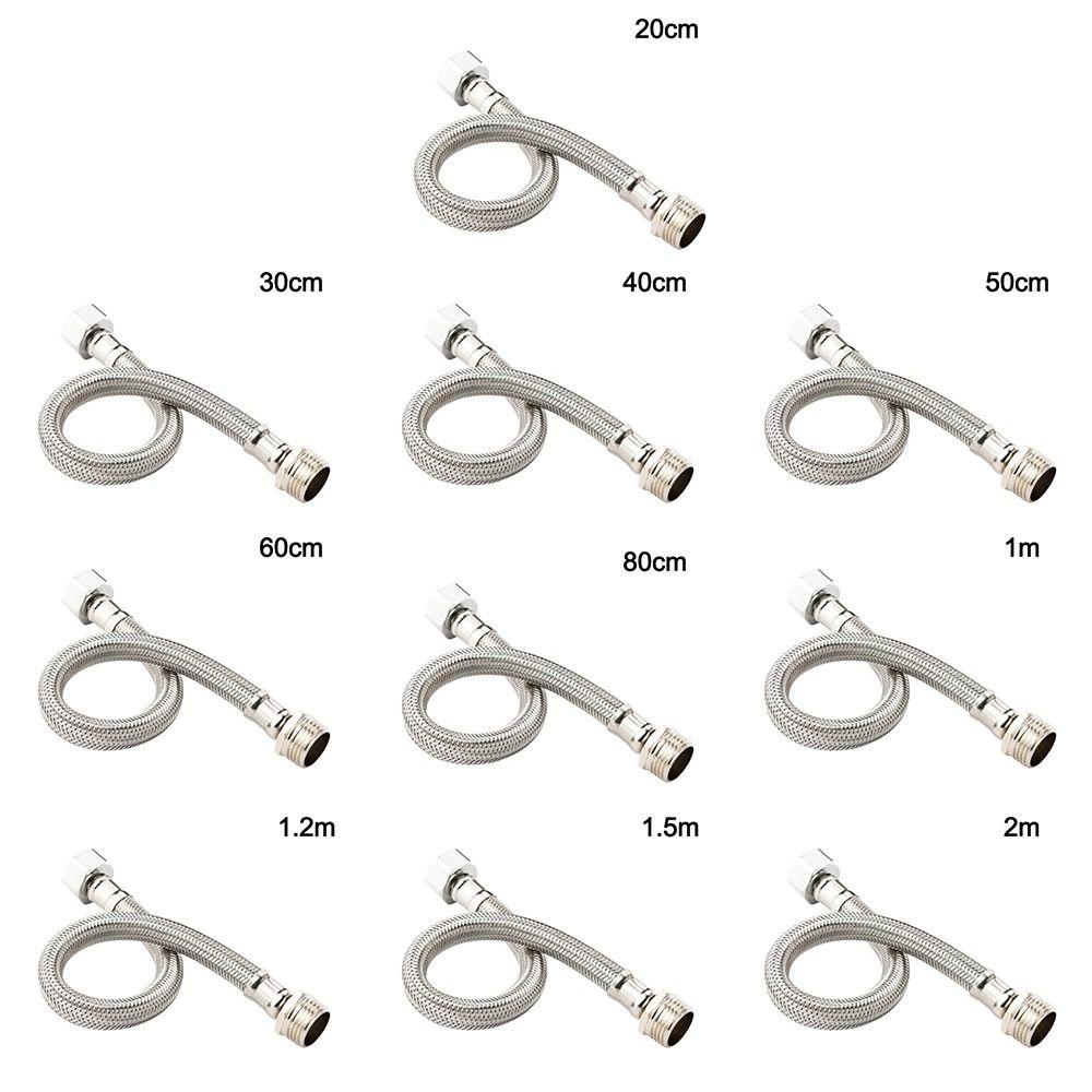 Internal Threaded Flexible Shower Hose Stainless Steel Braided Hose Extension Sprayer Pipe