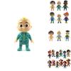 Adorable Cocomelon Family Friends 6 Pack Jj Figure Play Set Toy Miniatures