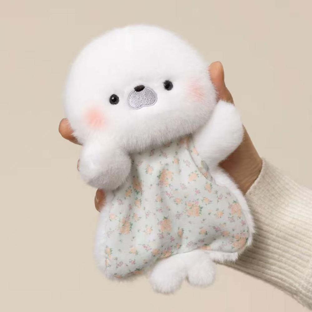 Fluffy Texture Bean Bag Doll Cartoon Decompression Stuffed Animals  Home Decor Seal