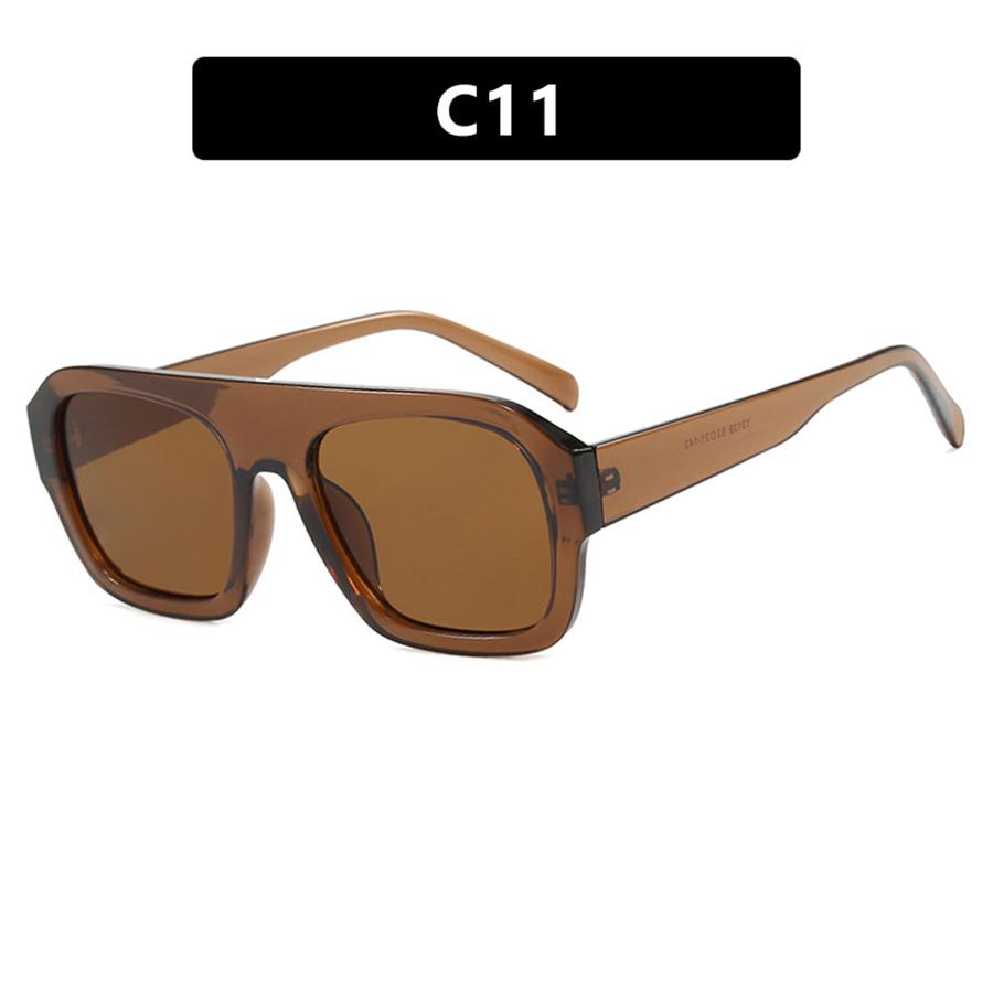 

Модные солнцезащитные очки в квадратной оправе с большой оправой Uv400