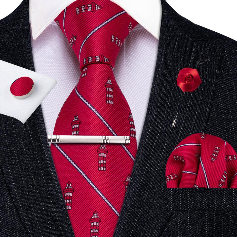 

Прохладный галстук-бабочка для мужчин, жаккардовый тканый шелковый галстук, карманный квадратный набор запонок Barry.Wang