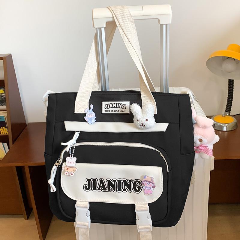 Schoolbag Children's Primary School Students High Pretty Ins Junior High School Students Two Piece Backpack