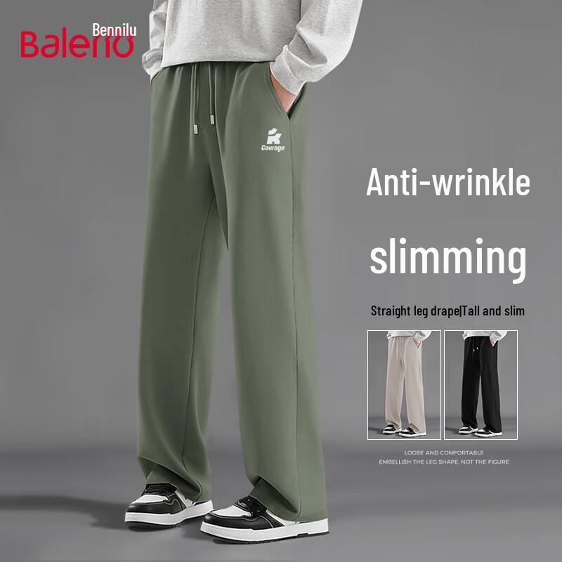 

Baleno Men s Loose Straight-Leg Casual Sport Pants L