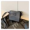 Handbag bag new fashion trendy transparent matte texture women's bag niche women's messenger bag
