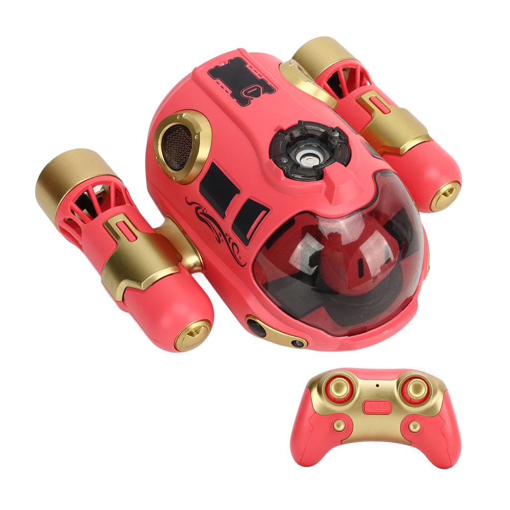 Remote Control Motorboat with 500mah Battery Submarine Spray Gasboat for Pools and Lake Toys