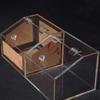 10Pcs Transparent Plastic Folding Hinges Durable Clear Acrylic Hinge Tools Cabinet Hardware Furniture  Cabinet Door Hinges