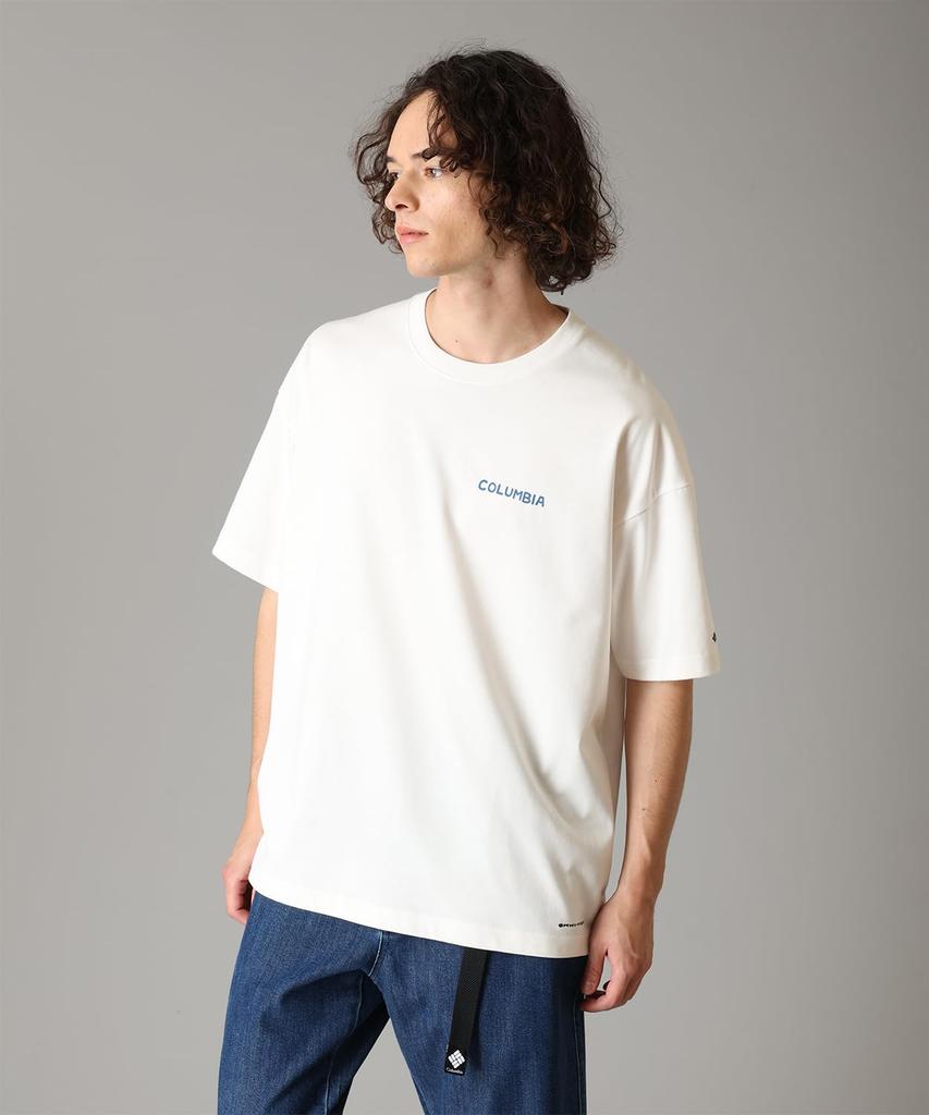 Lake To Avenue Graphic Short Sleeve PG2040 Sea Salt River XL Size [Columbia] T-Shirt