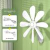 Yangzi Wall-Mounted Fan: Small Electric Fan for Home, Dorm, and Kitchen, No Drilling Required
