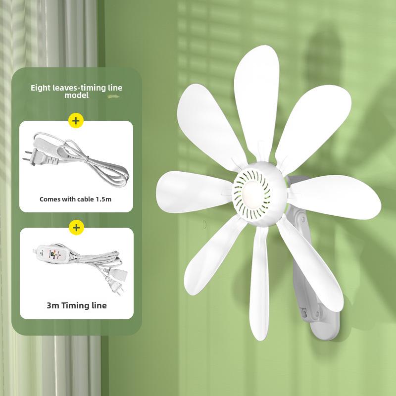 Yangzi Wall-Mounted Fan: Small Electric Fan for Home, Dorm, and Kitchen, No Drilling Required