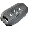Für Peugeot Citroen Opel Grandland X Corsa Zafira Fernbedienung Silikon 3 Taste Schlüsselanhänger Kette Ring Abdeckung Fall Halter Schutz