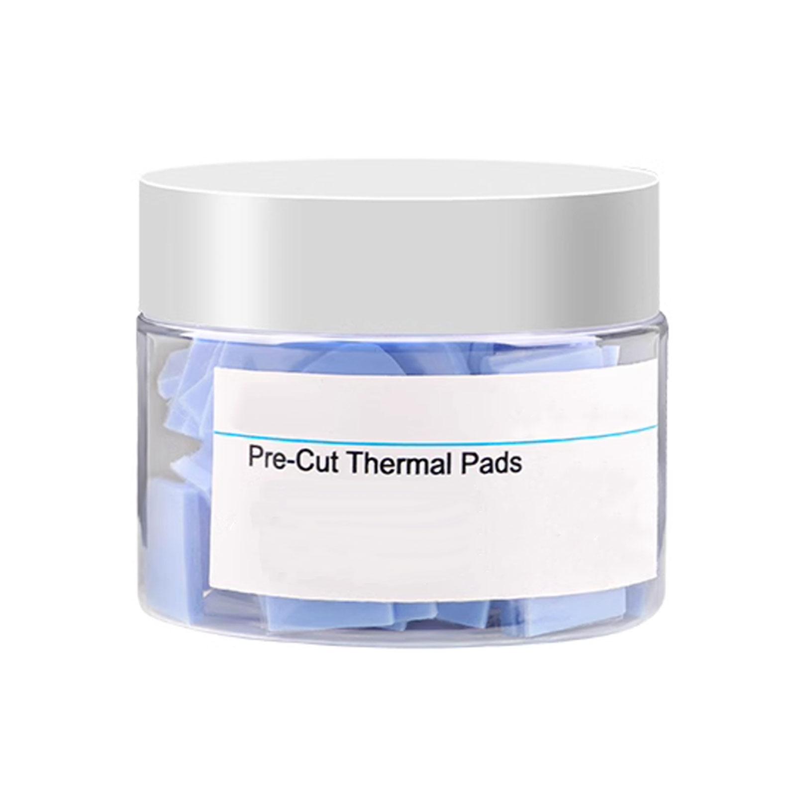 

Упаковка из 100 шт/50 шт силиконовых прокладок с высокой теплопроводностью для охлаждения процессора и графического процессора 12x12 мм теплоотводящие листы A