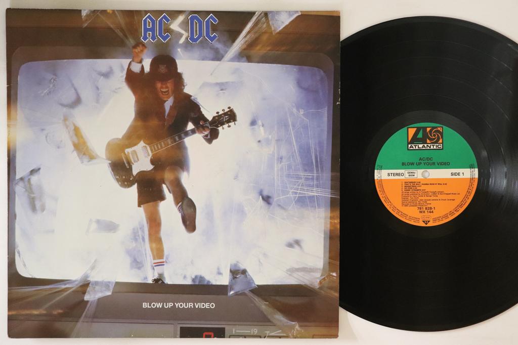LP Record ACDC  Blow Up Your Video 7818281 ATLANTIC 1988 Europe Metal Used