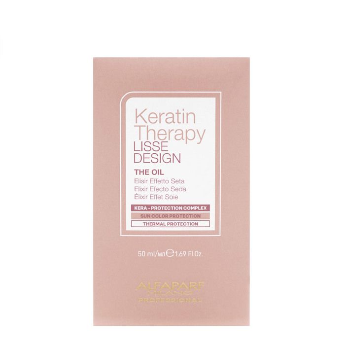 Alfaparf Milano Keratin Therapy Lisse Design De Olie 50ml - zijdezacht olie-elixer